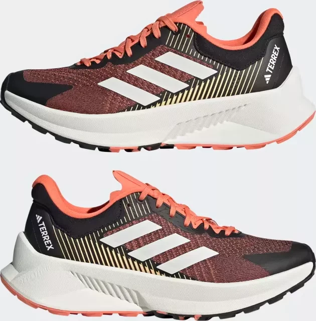 adidas Terrex Soulstride Flow core black/crystal white/impact orange (Damen)
