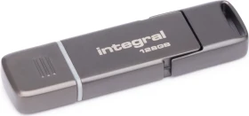Integral SlimXpress Dual USSD 128GB Dark Bronze, USB-A + USB-C, USB 3.2 Gen 2×1