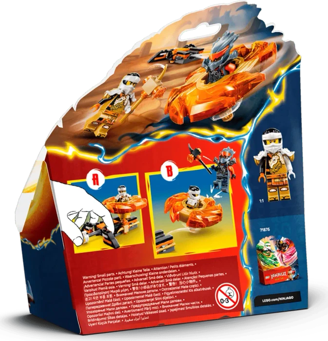 LEGO Ninjago - Cole vs. Böser Cole Spinner-Angriff