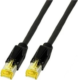 EFB Elektronik TM31 Dätwyler 7702 Patchkabel, Cat7/Cat6a, S/FTP, RJ-45/RJ-45, 10m, schwarz