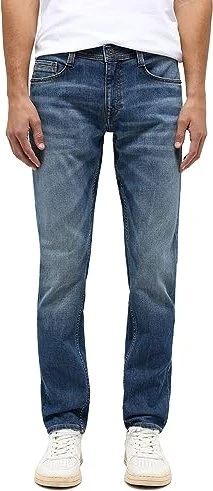 Mustang Oregon Slim mit Kontrastnähten Jeans blau (Herren)
