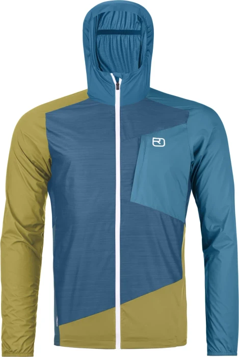 Ortovox Windbreaker Funktionsjacke petrol blue (Herren)