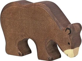 Goki Braunbär, fressend