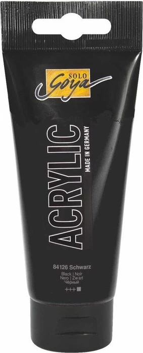 Kreul Solo Goya Acrylic Acrylfarbe, schwarz, 100ml