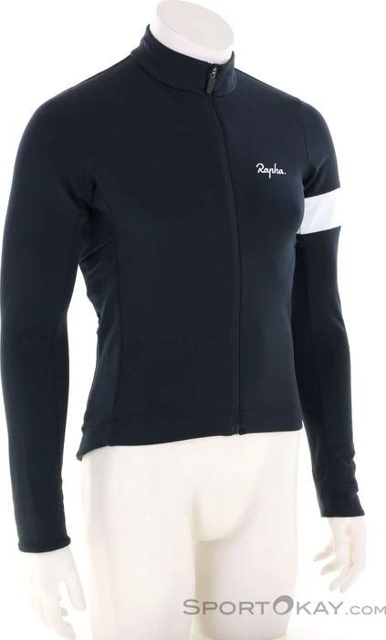 Rapha Core Winter Fahrradjacke schwarz/weiß (Herren)