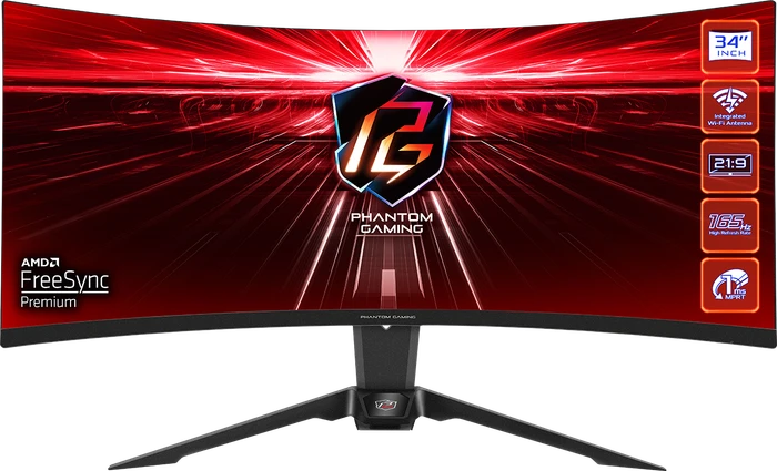 ASRock Phantom Gaming PG34WQ15R2B, 34"