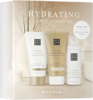 Rituals Luxury Haircare Hydrating Shampoo 70ml + Conditioner 70ml + Trockenshampoo 50ml Geschenkset