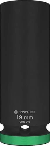 Bosch Professional PRO Impact Außensechskant Steckschlüssel 1/2", 19x77mm, 1 Stück