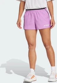 adidas Terrex Multi Light Printed Laufhose kurz preloved purple (Damen)