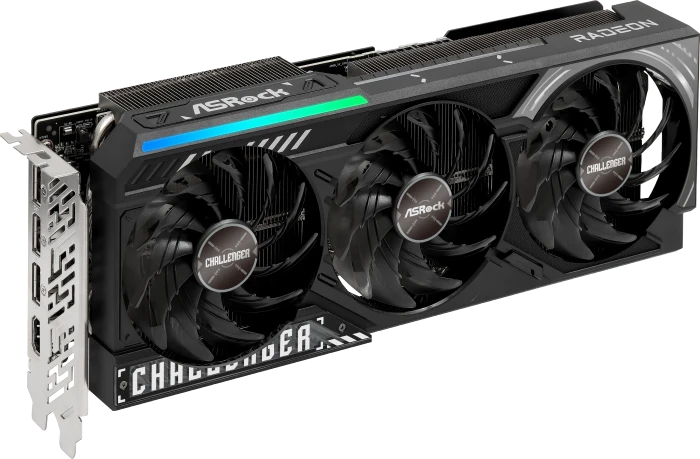 ASRock Radeon RX 9070 XT Challenger 16GB, RX9070XT CL 16G, 16GB GDDR6, HDMI, 3x DP