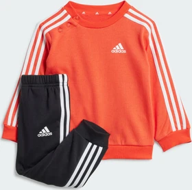 adidas Essentials 3-Streifen Trainingsanzug bright red/white (Junior)