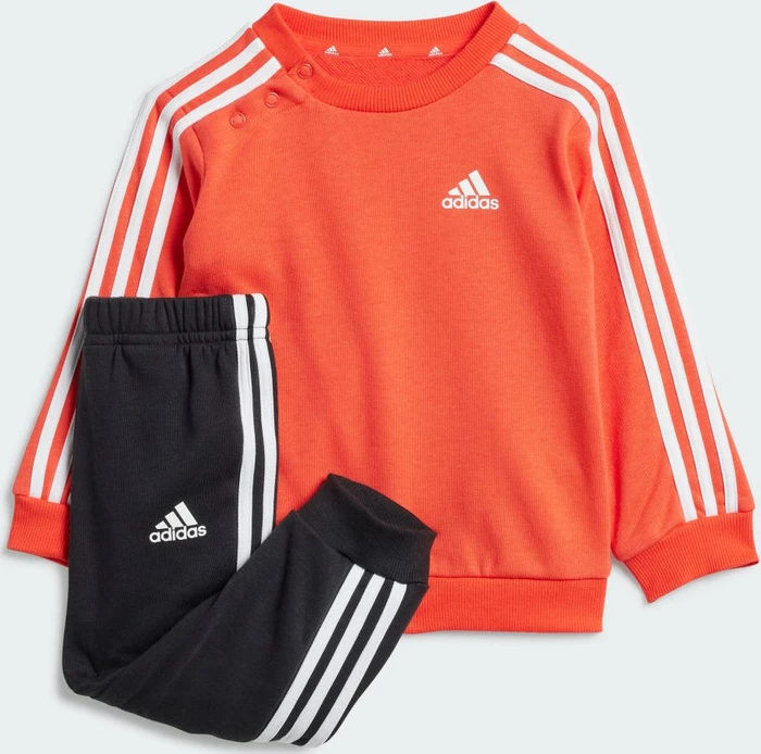 adidas Essentials 3-Streifen Trainingsanzug bright red/white (Junior)
