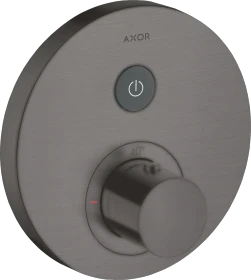 Hansgrohe Axor ShowerSelect rund Thermostat mit 1 Ventilen brushed black chrome