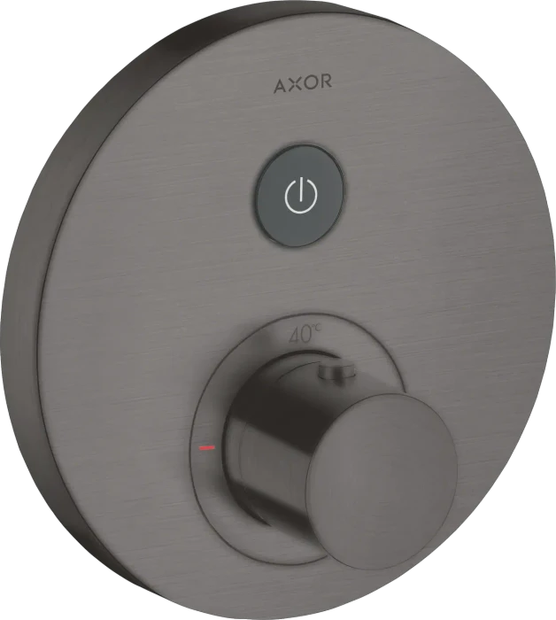 Hansgrohe Axor ShowerSelect rund Thermostat mit 1 Ventilen brushed black chrome