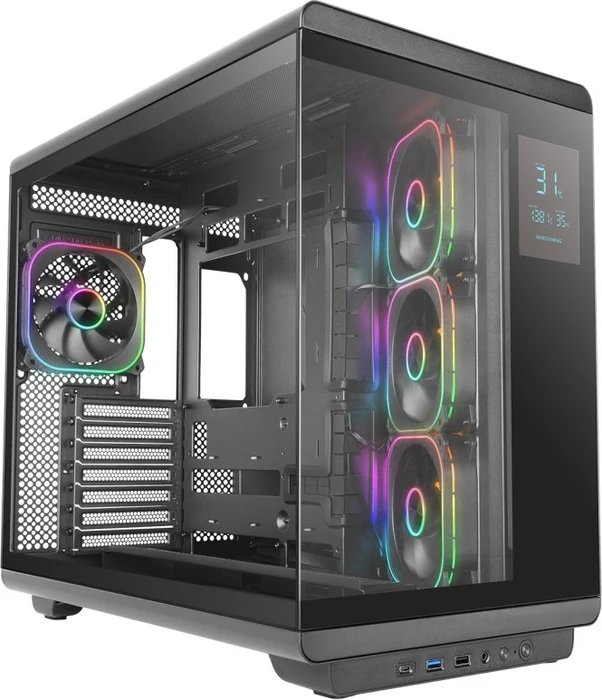 Mars Gaming MC-REVPRO Black, Glasfenster