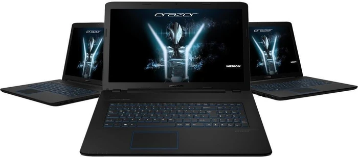 Medion Erazer P7648, Core i7-7500U, 16GB RAM, 256GB SSD, 1TB HDD, GeForce GTX 950M, DE