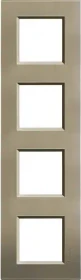 Bticino Livinglight Abdeckrahmen 4-fach, square