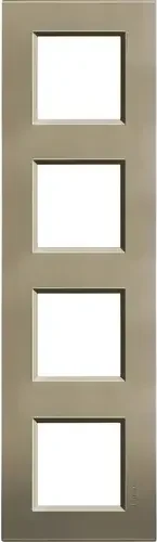 Bticino Livinglight Abdeckrahmen 4-fach, square
