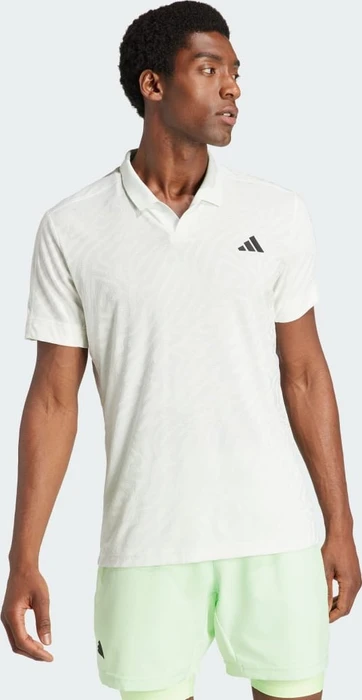 adidas Tennis Airchill Pro FreeLift Poloshirt kurzarm off white/crystal jade (Herren)