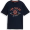Tom Tailor Logo-Print T-Shirt kurzarm dark blue silhouette (Herren) Vorschaubild