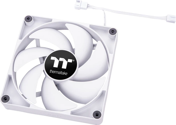 Thermaltake CT120 Snow White, weiß, 120mm, 2er-Pack