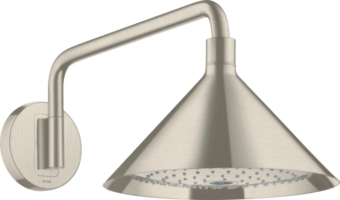 Hansgrohe Axor Showers/Front Kopfbrause 240 2jet mit Brausearm brushed nickel