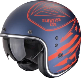 Scorpion Belfast Evo Dawg matt blau/rot