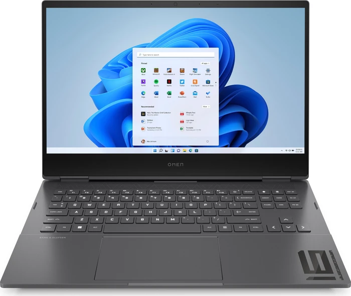 HP OMEN by HP Laptop 16-n0903ng, Mica Silver, Ryzen 7 6800H, 16GB RAM, 1TB SSD, GeForce RTX 3070 Ti, DE