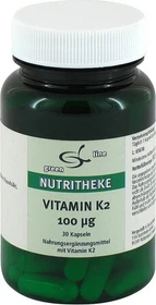 11A Nutritheke Vitamin K2 100µg Kapseln, 30 Stück