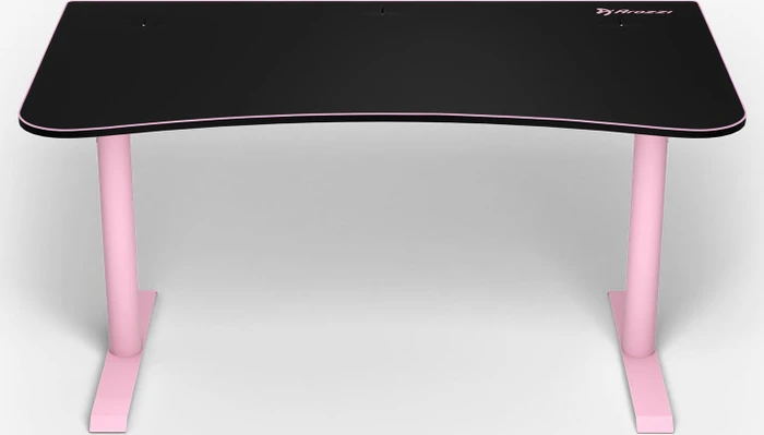 Arozzi Arena Medium Gaming Desk Schreibtisch 140x76cm schwarz/pink