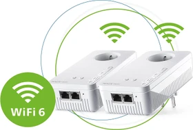 devolo Magic 2 WiFi 6 Mesh Multiroom Kit, 2er-Pack (8977)
