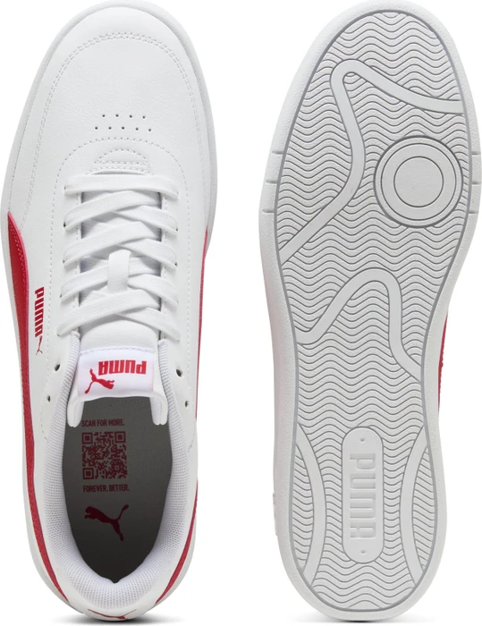 Puma Court Classic Clean puma white/for all time red