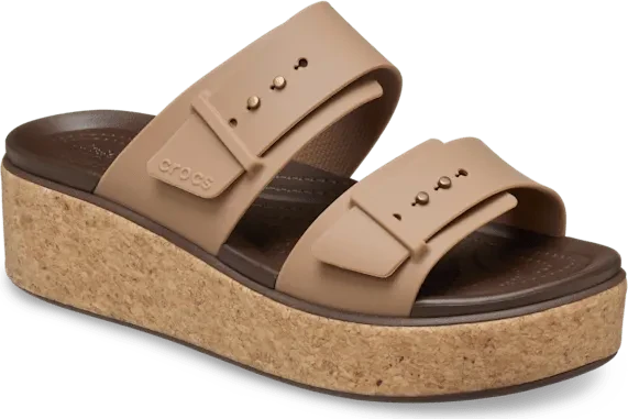 Crocs Brooklyn Cork Buckle milk chocolate (Damen)