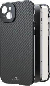 Black Rock 360° Glass Case für Apple iPhone 15 Plus Carbon