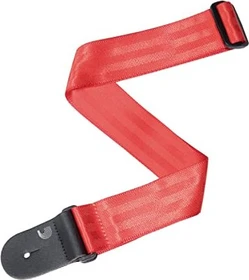 D'Addario Seatbelt Guitar Strap Red