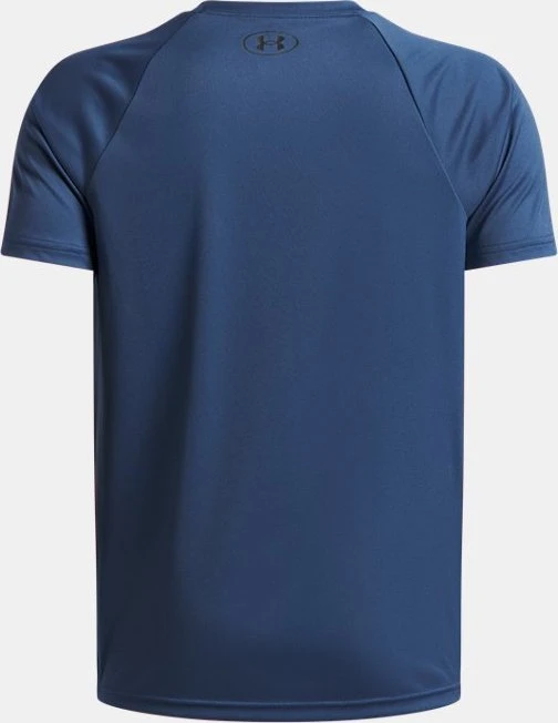 Under Armour Tech Big Logo Funktionsshirt kurzarm wham blue/black (Junior)