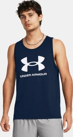 Under Armour Logo Funktionsshirt ärmellos academy/white (Herren)