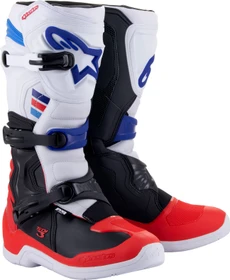 Alpinestars Tech 3 Motorradstiefel weiß/rot/blau