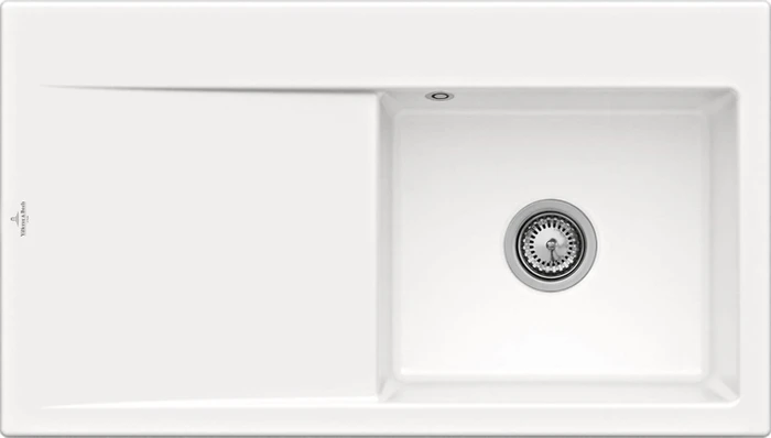 Villeroy & Boch Subway Style 50 Einbau Becken rechts weiß alpin