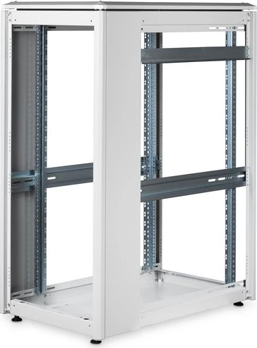 Digitus Professional Unique Serie Serverschrank 26HE, offenes Gestell, grau, 1000mm tief