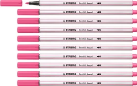 STABILO Pen 68 brush rosa, 10er-Pack