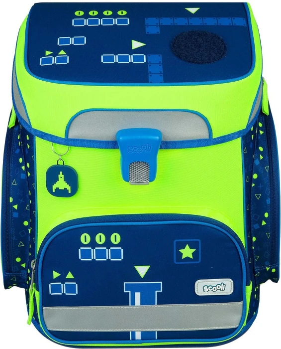 scooli Easy Fit Glow Edition Level Up Schultaschen-Set, 6-tlg.