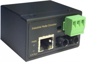 LevelOne IEC-4002 Industrial Media Converter, RJ-45, MMF ST (555535)