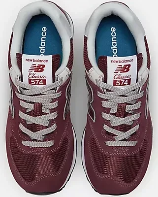 New Balance 574 Core burgundy/white (Damen)