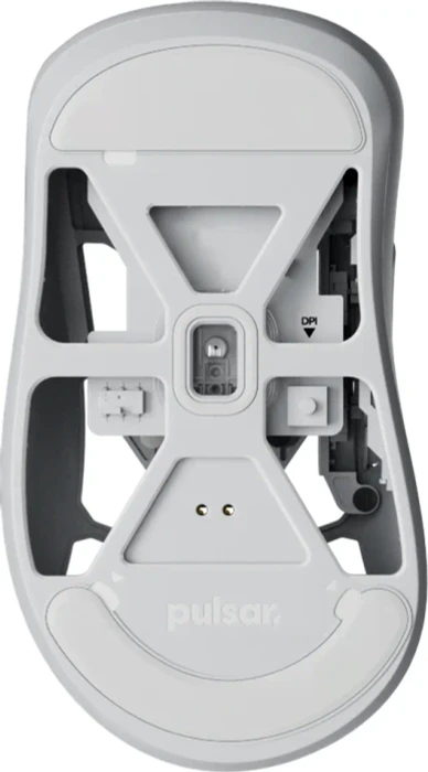 Pulsar Gaming Gears Feinmann F01 Wireless Magnesium First Edition mit Ladestation, Alpine White, USB