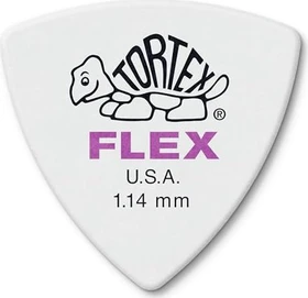 Dunlop Tortex Flex Triangle Pick, 1.14mm, 6-Pack