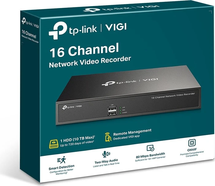 TP-Link VIGI NVR1016H 16-Kanal, Netzwerk-Videorecorder