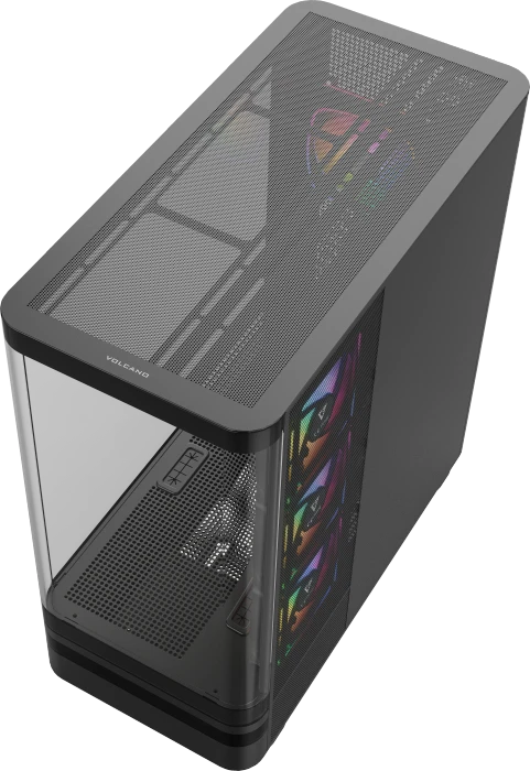Modecom Volcano AQ100 ARGB Black, Glasfenster
