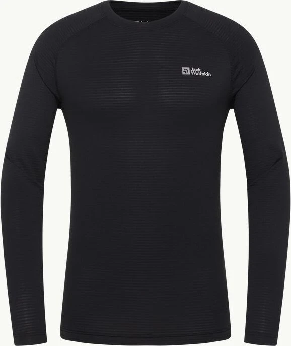 Jack Wolfskin Infinite Warm Funktionsshirt langarm schwarz (Herren)