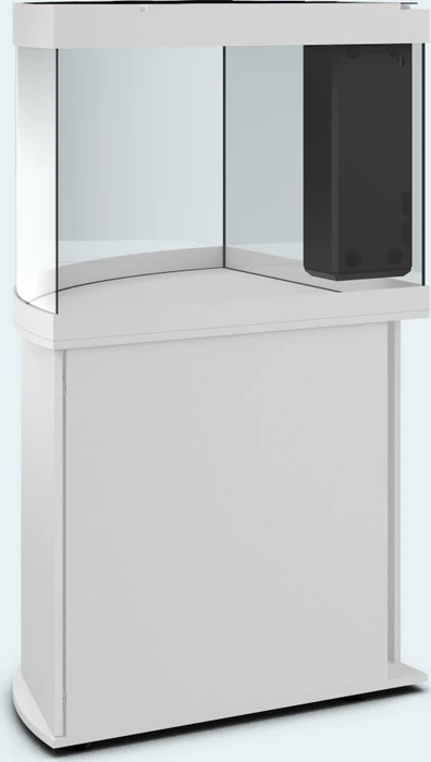 Juwel Trigon 350 LED Aquarium-Set mit Unterschrank, weiß/weiß, 350l